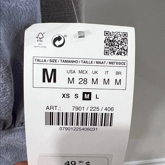 Zara Sky Blue Sleeveless Jumpsuit - Picture 3 of 4